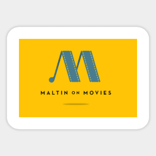 Maltin On Movies Podcast Logo Sticker